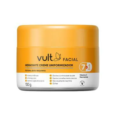 Creme Hidratante Facial Vult Uniformizador 100g